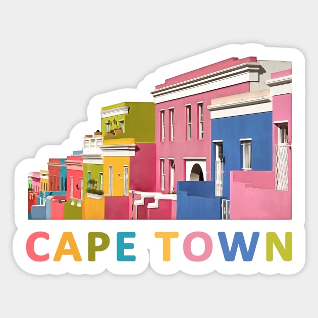 Bo-Kaap, Cape Town Sticker by scotch